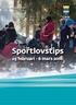 Sportlovstips. 26 februari - 4 mars. . Foto: Gavleskaret KULTUR & FRITID