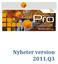 Nyheter version 2011.Q3