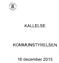 KALLELSE KOMMUNSTYRELSEN