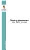 Rapport 2007:05. Tillsyn av äldreomsorgen inom Marks kommun