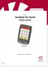 Handi 4. Handbok för Handi. ipaq hx2190. Art.nr 0370. Programversion 4.6.0 eller senare. Rev C
