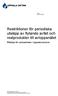 Restriktioner för periodiska utsläpp av flytande avfall och restprodukter till avloppsnätet