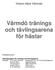 Vision Häst Värmdö Värmdö tränings och tävlingsarena för hästar Arbetsgruppen för tränings och tävlingsarena