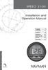 NAVMAN SPEED 2100. Installation and Operation Manual. www.navman.com