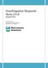 Handlingsplan Skapande Skola 2014 Skapande Skola. Storumans kommun Fritids, Kultur och Utbildningsnämnden Kaarina Åström, kulturansvarig