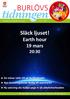 Släck ljuset! Earth hour 19 mars 20:30