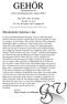 GEHÖR. Medlemsblad för Gävle Symfoniorkesters vänner (GSV) Box 1071, 801 34 Gävle Pg 481 33 21-9 Nr 130, december 2015, årgång 30