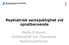 Psykiatrisk samsjuklighet vid opiatberoende. Nadja Eriksson Sektionschef och Överläkare Metadonsektionen