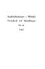 Stadsfullmäktiges i Mölndal Protokoll och Handlingar för år 1967