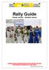 Rally Guide. Svensk version Swedish version