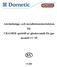 Användnings- och installationsinstruktion för CRAMER spishäll av glaskeramik för gas modell CC 05