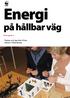 Energi. på hållbar väg. Tankar och tips från Fridaskolan. Så här gjorde vi