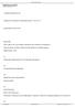 Fagersta protokoll Senast uppdaterad 2011-01-13