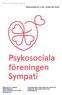 Psykosociala föreningen Sympati rf MEDLEMSBLAD 2/2016 FEBRUARI-MARS