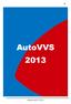 AutoVVS 2013. Manual AutoVVS 2013