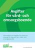 Avgifter för vård- och omsorgsboende