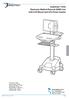 StyleView SV42 Electronic Medical Records (EMR) Cart with LCD Mount and LiFe Power System