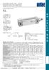 www.airtec.se Pneumatik cylinder, Ø32-125mm Dubbelverkande med magnetkolv Enligt DIN ISO 6431/VDMA 24562 Tekniska data för serie XL 032-250