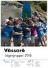 Vässarö. Lägergrupper 2016. Vässarö Fridhemsgatan 8, 112 40 Stockholm 08-652 05 10. Scoutkansliet. 0173-370 22 08-653 35 11 www.scoutkansliet.