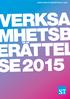 VERKSAMHETSBERÄTTELSE 2015