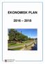 EKONOMISK PLAN 2016 2018