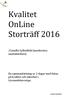 Kvalitet OnLine Storträff 2016