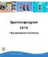 Sportlovsprogram 2016. i Nynäshamns Kommun