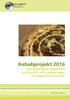 Koll på Kungsbacka Rapport 2:2016 Kebabprojekt 2016. Kebabprojekt 2016 Provtagning av kebabkött på pizzerior och restauranger i Kungsbacka kommun
