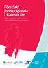 Förstärkt jobbskapande i Kalmar län. OECD-rapport om den framtida arbetskraftsförsörjningen i regionen