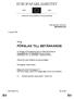 EUROPAPARLAMENTET. Utskottet för miljö, folkhälsa och konsumentfrågor ***I FÖRSLAG TILL BETÄNKANDE