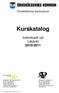 Kurskatalog. Individuellt val Läsåret 2010/2011