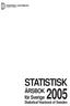 STATISTISK ÅRSBOK. för Sverige. Statistical Yearbook of Sweden. Geografiska uppgifter Geographical data 1