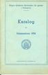 Högre allmänna läroverket för gossar. i Hälsingborg. Katalog. för. höstterminen 1958 ISACSONS BOKINDU5TRI. HALSINGBORC 1958