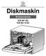 Diskmaskin. Bruksanvisning ICD 661 EU ICD 661 S EU