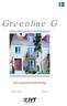 Greenline G. Användarhandledning. Artikel nr: 290423 Utgåva 3.0