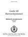 Guide till Harvardsystemet