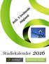 Studiekalender 2016. Gemensam Styrka