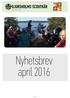 Nyhetsbrev april 2016. Nyhetsbrev april 2016 [1]