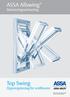 ASSA Allswing. Top Swing. Monteringsanvisning. Öppningsbeslag för vridfönster. ASSA ABLOY, the global leader in door opening solutions.
