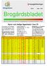 Brogårdsbladet. Gemensamt nyhetsbrev från Alingsåshem och Hyresgästföreningen till hyresgästerna på Brogården i Alingsås