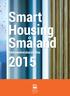 Smart Housing Småland 2015. Verksamhetsberättelse