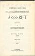 ÅRSSKRIFT SVERIGES ALLMÄNNA FOLKSKOLLÄRAREFORENINGS. forsta HÄFHT. CENTRALSTYRELSEN TJUGUTREDJE ÅRGÅNGEN 1902. UTGIFVEN