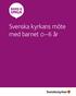Svenska kyrkans möte med barnet 0 6 år