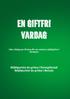 En giftfri vardag. Våra viktigaste förslag för att minska miljögifter i vardagen. Miljöpartiet de gröna i Östergötland Miljöpartiet de gröna i Motala