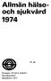 INLEDNING TILL. Sinnessjukvården i riket /Kungl. Medicinalstyrelsen. Stockholm, 1913-1939. (Sveriges officiella statistik). Täckningsår: 1911-1939.