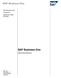 SAP Business One Version 6.5 September 2003 Svenska. SAP Business One. Säkerhetshandledning. SAP AG Neurottstr. 16 69190 Walldorf Tyskland