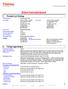 Säkerhetsdatablad. : Thermo Fisher Scientific Pierce Biotechnology P.O. Box 117 Rockford, IL 61105 United States 815.968.0747 or 800.874.