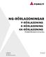 NG-RÖRLADDNINGAR F-RÖRLADDNING K-RÖRLADDNING KK-RÖRLADDNING Produktinformation 02.04.2013