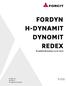 FORDYN H-DYNAMIT DYNOMIT REDEX