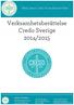 Verksamhetsberättelse Credo Sverige 2014/2015